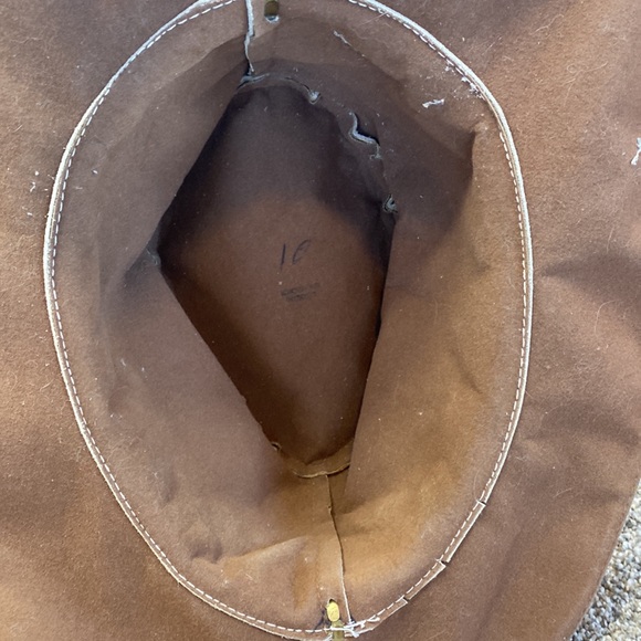 Kodiak Sueded Leather Hat Indiana Jones Western Outdoor - Picture 8 of 8